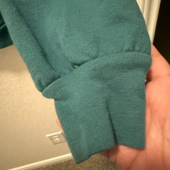 Madewell Woman’s Green Crew Neck Pullover  Sweatshirt size S - Picture 5 of 5